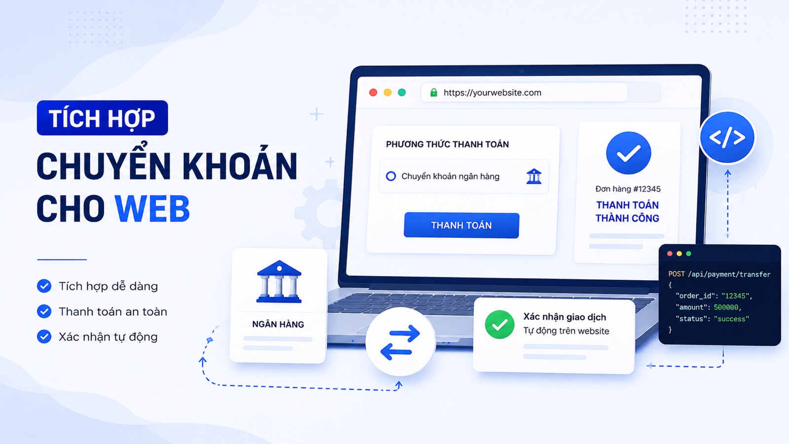 Hướng dẫn tích hợp BeePay vào website — 5 bước từ A-Z